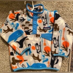 Patagonia fleece animal print